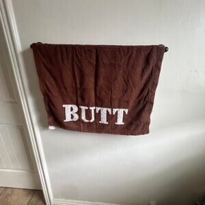 Vintage 90s face butt towel